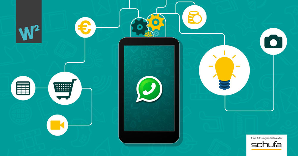 News und Unterrichtsideen zum Thema Finanzen gibt es auf dem WhatsApp-Kanal der WirtschaftsWerkstatt. 