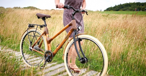 Eines der Fahrrad-Modelle: Das "my Pra", ein einfaches und bequemes City-Bike.